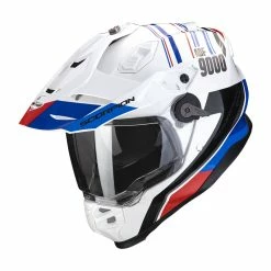 Cheap ✔️ Crosstourer Scorpion Adf-9000 Air Desert Helmet White Blue Red ????