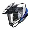 New ✔️ Crosstourer Scorpion Adf-9000 Air Trial Helmet Black Blue White ???? -Scorpion Shop scorpion adf 9000 air trial blu