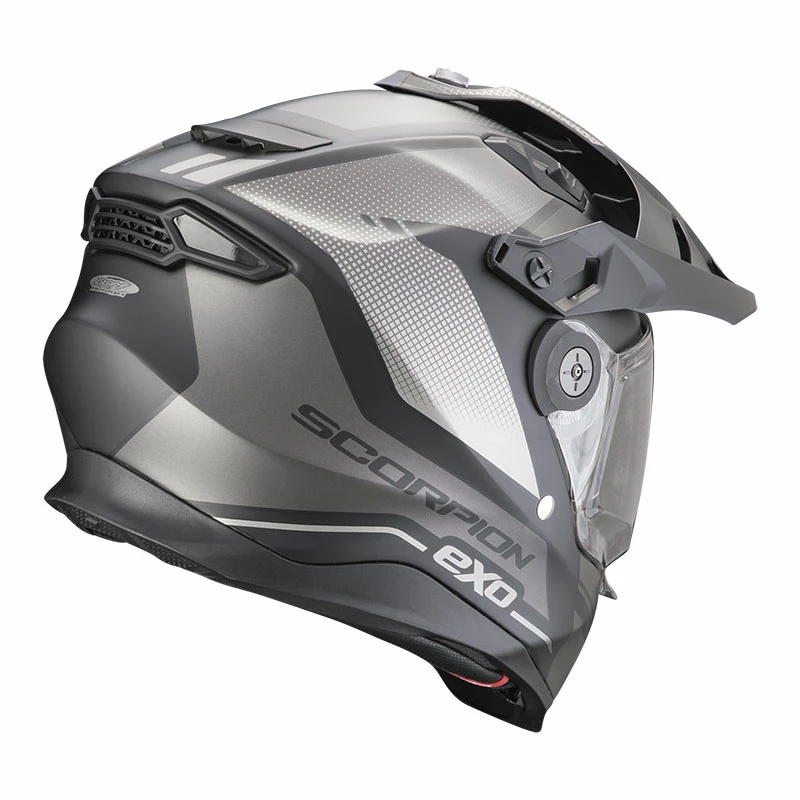 Discount ???? Crosstourer Scorpion Adf-9000 Air Trial Helmet Black Silver ???? 5 Discount ???? Crosstourer Scorpion Adf-9000 Air Trial Helmet Black Silver ???? - Image 3
