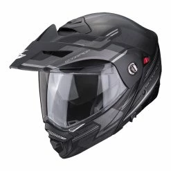 Best Pirce ???? Plastic Scorpion Adx-2 Carrera Modular Helmet Black Silver ????