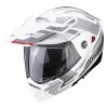Coupon ???? Plastic Scorpion Adx-2 Carrera Modular Helmet White Silver ⌛ -Scorpion Shop scorpion adx2 carrera bianco