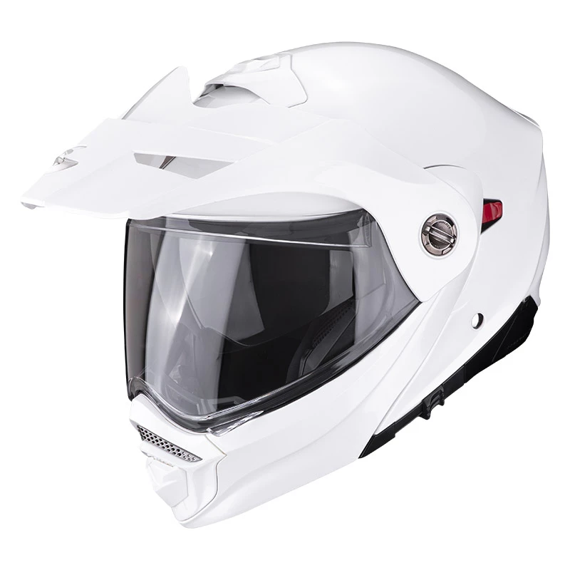 Hot Sale ✨ Plastic Scorpion Adx-2 Solid Modular Helmet White ???? 3 Hot Sale ✨ Plastic Scorpion Adx-2 Solid Modular Helmet White ????