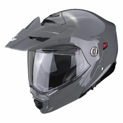 Cheapest ???? Plastic Scorpion Adx-2 Solid Modular Helmet Grey ????