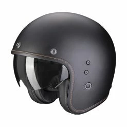 New ???? Custom Scorpion Belfast Evo Solid Helmet Black Matt ????