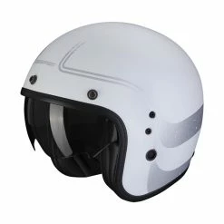 Brand new ???? Custom Scorpion Belfast Evo Soul Helmet White Silver ????