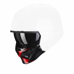 Top 10 ⌛ Ventilation Scorpion Covert-x Tanker Chin Guard Black Red ❤️