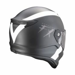 Best deal ???? Fiber Scorpion Covert Fx Gallus Helmet Black Matt White ???? -Scorpion Shop scorpion covert fx gallus nero 3