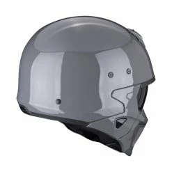 Cheapest ???? Removable Chin Scorpion Covert X Solid Cement Grey ???? -Scorpion Shop scorpion covertx solid cement grigio 3