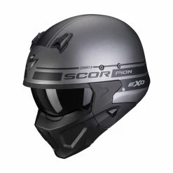 Best reviews of ⌛ Removable Chin Scorpion Covert X Tussle Helmet Silver Matt Black ????