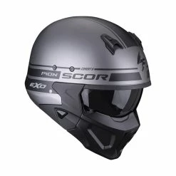 Best reviews of ⌛ Removable Chin Scorpion Covert X Tussle Helmet Silver Matt Black ???? -Scorpion Shop scorpion covertx tussle argentomatt 3