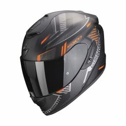 Best Sale ???? Fiber Scorpion Exo 1400 Evo Air Shell Black Matt Orange ????