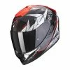 New ???? Fiber Scorpion Exo-1400 Carbon Air Aranea Helmet Red ???? -Scorpion Shop scorpion exo1400 carbon air aranea rosso