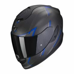 Best deal ???? Fiber Scorpion Exo 1400 Evo Carbon Air Kendal Blue ✔️