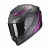 Budget ???? Fiber Scorpion Exo 1400 Evo Carbon Air Kydra Black Pink ???? -Scorpion Shop scorpion exo1400 evo carbon kydra ros