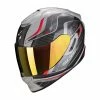 Promo ???? Fiber Scorpion Exo 1400 Air Attune Helmet Grey Red ???? -Scorpion Shop scorpion exo1400air attune grigiorosso