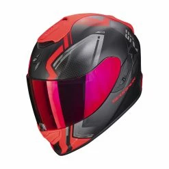 New ???? Fiber Scorpion Exo 1400 Air Corsa Helmet Black Red ❤️