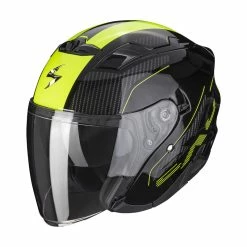Flash Sale ???? Plastic Scorpion Exo 230 Condor Helmet Black Yellow ????