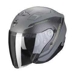 Coupon ???? Plastic Scorpion Exo 230 Fenix Helmet Matt Grey Black ❤️