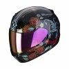 Flash Sale ???? Plastic Scorpion Exo 390 Chica 2 Helmet Black Blue Red ???? -Scorpion Shop scorpion exo390 air chica2 blurosso
