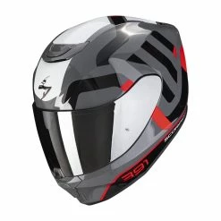 Flash Sale ???? Plastic Scorpion Exo 391 Arok Helmet Grey Red Black ????