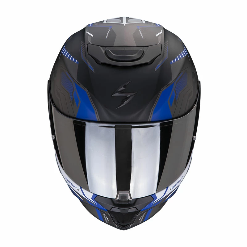 Hot Sale ???? Plastic Scorpion Exo 391 Haut Helmet Black Matt Blue ✔️ 4 Hot Sale ???? Plastic Scorpion Exo 391 Haut Helmet Black Matt Blue ✔️ - Image 2