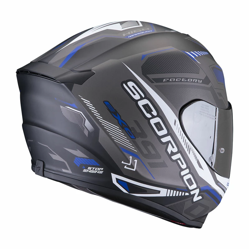 Hot Sale ???? Plastic Scorpion Exo 391 Haut Helmet Black Matt Blue ✔️ 5 Hot Sale ???? Plastic Scorpion Exo 391 Haut Helmet Black Matt Blue ✔️ - Image 3