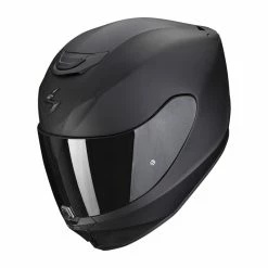 Promo ???? Plastic Scorpion Exo 391 Solid Helmet Black Matt ????
