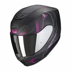 Promo ❤️ Plastic Scorpion Exo 391 Spada Helmet Black Matt Pink ????