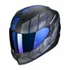Best Pirce ???? Plastic Scorpion Exo 520 Evo Air Maha Black Matt Blue ???? -Scorpion Shop scorpion exo520 evo maha blu