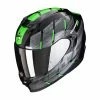Promo ???? Plastic Scorpion Exo 520 Evo Air Maha Black Green ???? -Scorpion Shop scorpion exo520 evo maha verde
