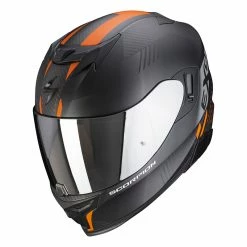 Promo ❤️ Plastic Scorpion Exo 520 Air Laten Helmet Black Orange ✨