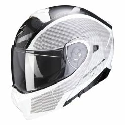 Best Sale ???? Plastic Scorpion Exo 930 Cielo Modular Helmet White Black ????