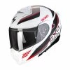 Deals ???? Plastic Scorpion Exo 930 Navig Modular Helmet White Red ???? -Scorpion Shop scorpion exo930 navig biancorosso