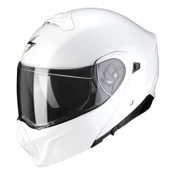 Budget ???? Plastic Scorpion Exo 930 Solid Modular Helmet White ????