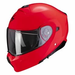 New ???? Plastic Scorpion Exo 930 Solid Modular Helmet Red ????