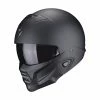 Flash Sale ???? Removable Chin Scorpion Exo Combat 2 Solid Helmet Black Matt ???? -Scorpion Shop scorpion exo combat 2 graphite nero