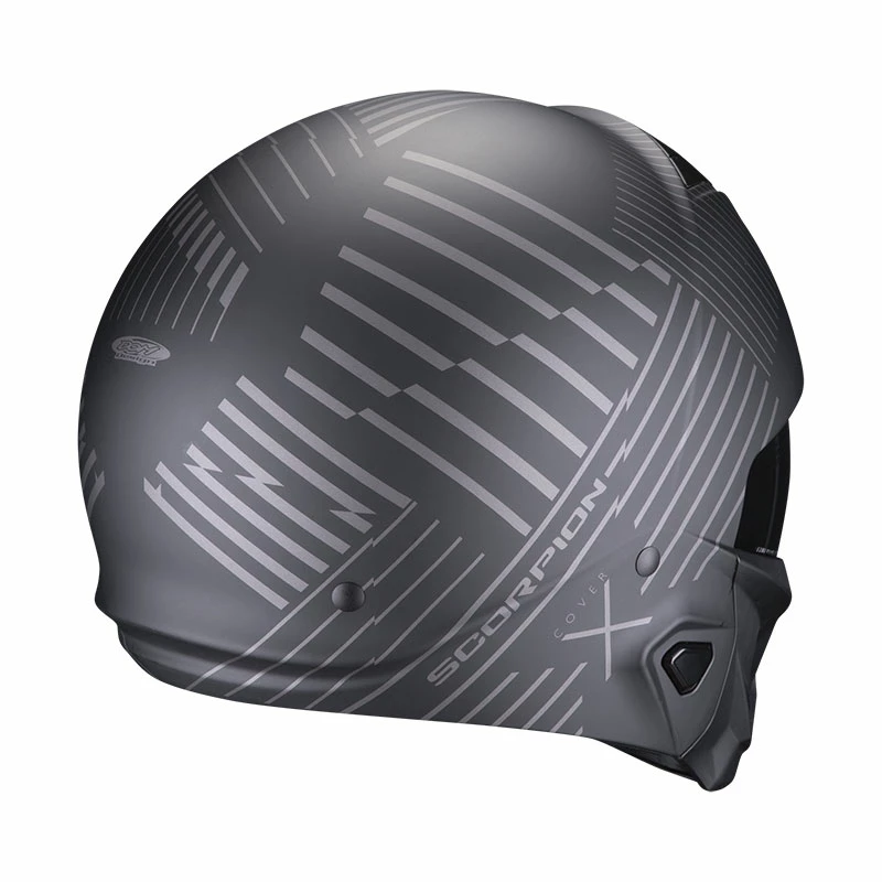 Outlet ???? Removable Chin Scorpion Exo Combat 2 Miles Black Matt Silver ???? 5 Outlet ???? Removable Chin Scorpion Exo Combat 2 Miles Black Matt Silver ???? - Image 3