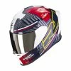 New ???? Fiber Scorpion Exo R1 Evo Air Victory Red Blue Yellow ⭐ -Scorpion Shop scorpion exo r1 air victory rosso