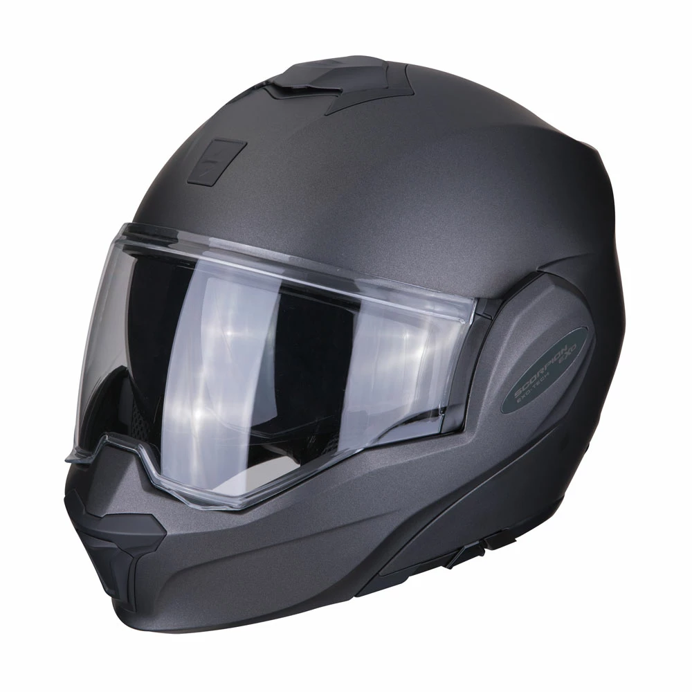 Outlet ???? Plastic Modular Helmet Scorpion Exo Tech Solid Mat Anthracite ⭐ 3 Outlet ???? Plastic Modular Helmet Scorpion Exo Tech Solid Mat Anthracite ⭐