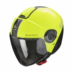 Buy ⭐ Plastic Scorpion Exo City 2 Carbo Helmet Yellow Black ✔️
