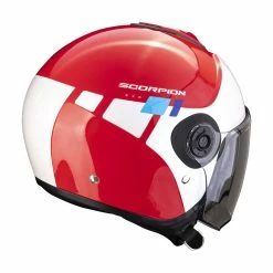 Flash Sale ???? Plastic Scorpion Exo City 2 Mall Helmet Red White Blue ???? -Scorpion Shop scorpion exocity2 mall rosso 3
