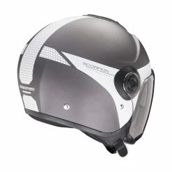 Hot Sale ???? Plastic Scorpion Exo City 2 Short Helmet Silver White ???? -Scorpion Shop scorpion exocity2 short argento 3