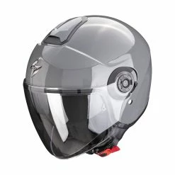 Discount ???? Plastic Scorpion Exo City 2 Solid Helmet Cement Grey ????