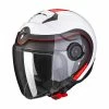New ???? Plastic Scorpion Exo City Roll Helmet White Red ✔️ 2 New ???? Plastic Scorpion Exo City Roll Helmet White Red ✔️ -Scorpion Shop scorpion exocity roll rosso