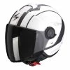 Buy ???? Plastic Scorpion Exo City Scoot Helmet White Black ???? -Scorpion Shop scorpion exocity scoot bianconero