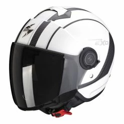 Buy ???? Plastic Scorpion Exo City Scoot Helmet White Black ????