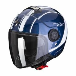Wholesale ???? Plastic Scorpion Exo City Scoot Helmet Blue White ????