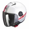 New ✔️ Plastic Scorpion Exo City Strada Helmet White Red ????
