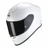 Buy ???? Fiber Scorpion Exo R1 Evo Air Solid Helmet White ✔️ -Scorpion Shop scorpion exor1 evo solid bianco
