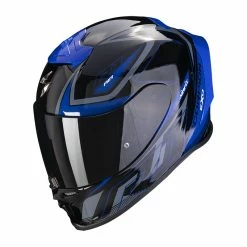 New ???? Fiber Scorpion Exo R1 Evo Air Gaz Black Matt Blue ????